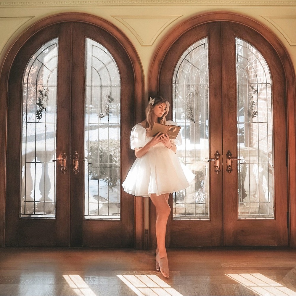 Selkie Ivory Puff Dress - NWT - XXS